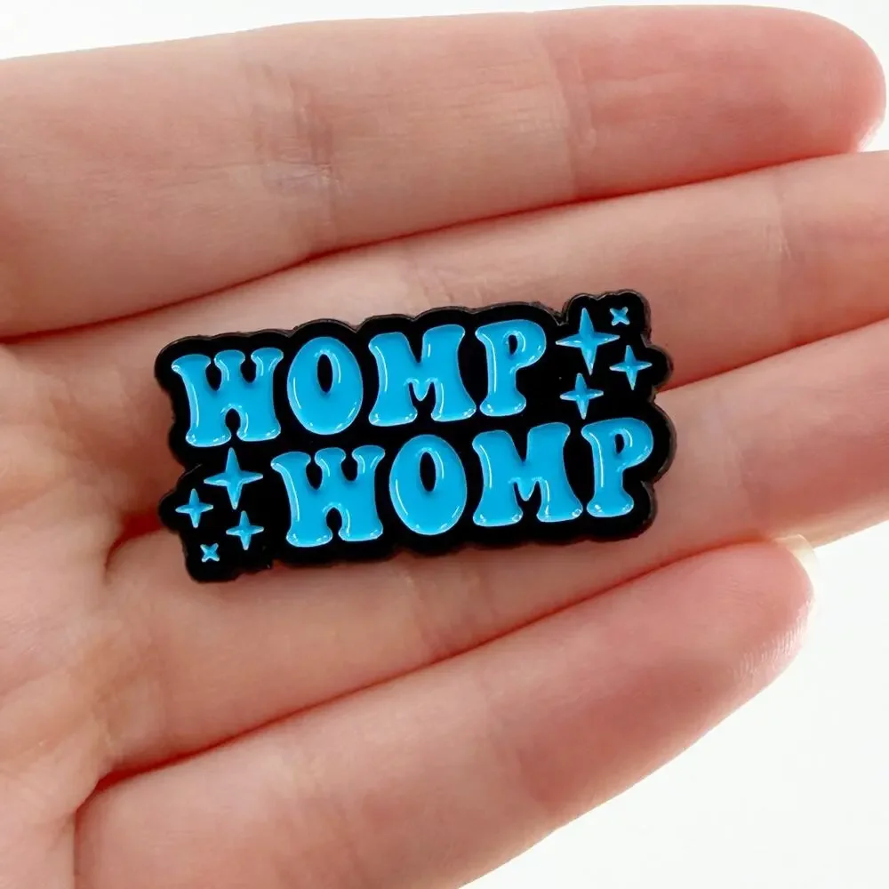 Womp Womp Enamel Pin – Funny Retro Aesthetic Pin, Sarcastic Pin
